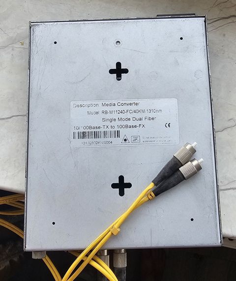 Optik çevirici RB-M11240-FC/40KM/1310nm Media Converter - Tip: Single — Saray