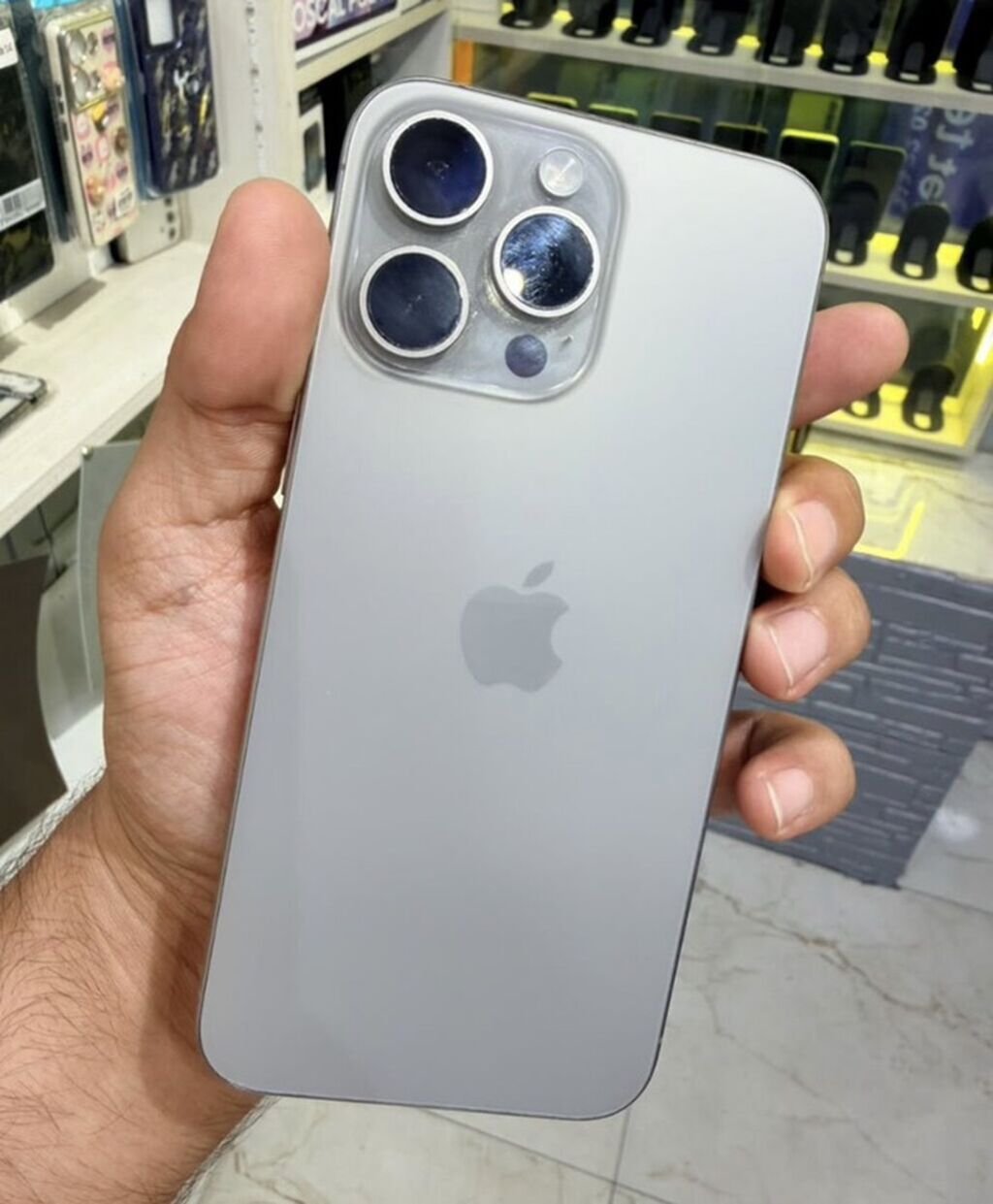 IPhone 15 Pro, Gümüşü, Face ID — Apple iPhone, Bakı (4)