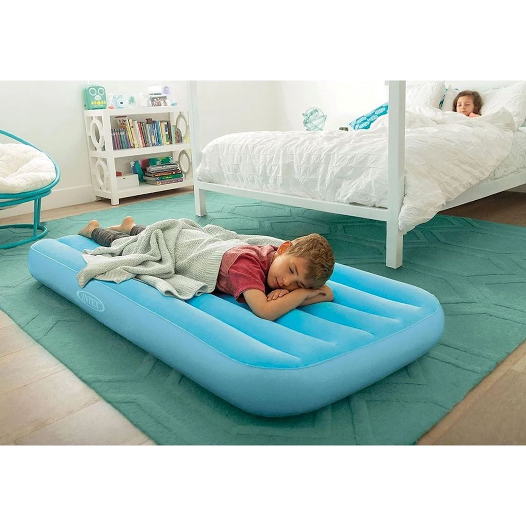Şişmə döşək Intex 66803NP, mavi, 88x157x18 sm — Mallar, Bakı (2)