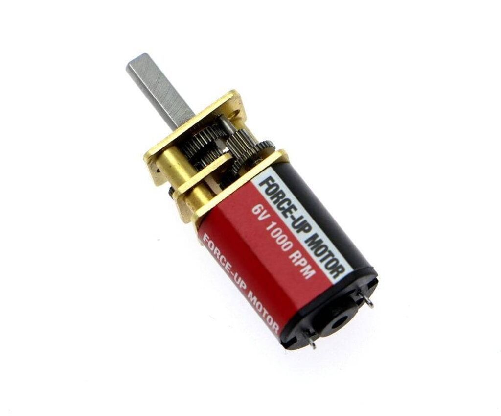 Force-Up 6V 1000 RPM Karbon Fırçalı DC Motor — Mini Sumo robot — Transmissiya, Bakı (4)
