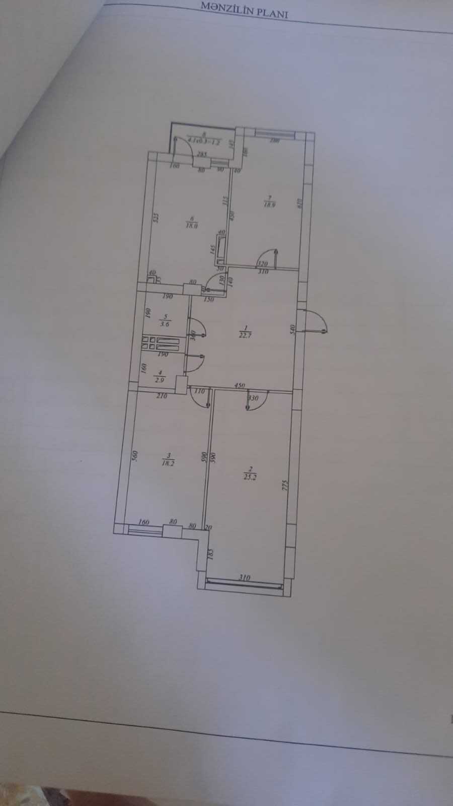 Satılır 3 otaqlı yeni tikili 112 m² — Mənzil, Bakı (7)