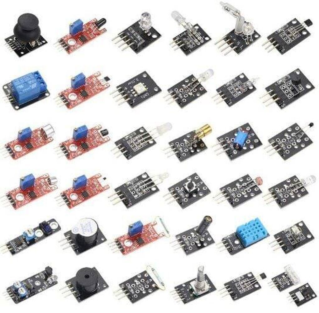 Arduino Sensor Dəsti – 37 Hissə Bu geniş sensor dəsti ilə aşağıdakı — Avtomobil elektrikası, Bakı (2)