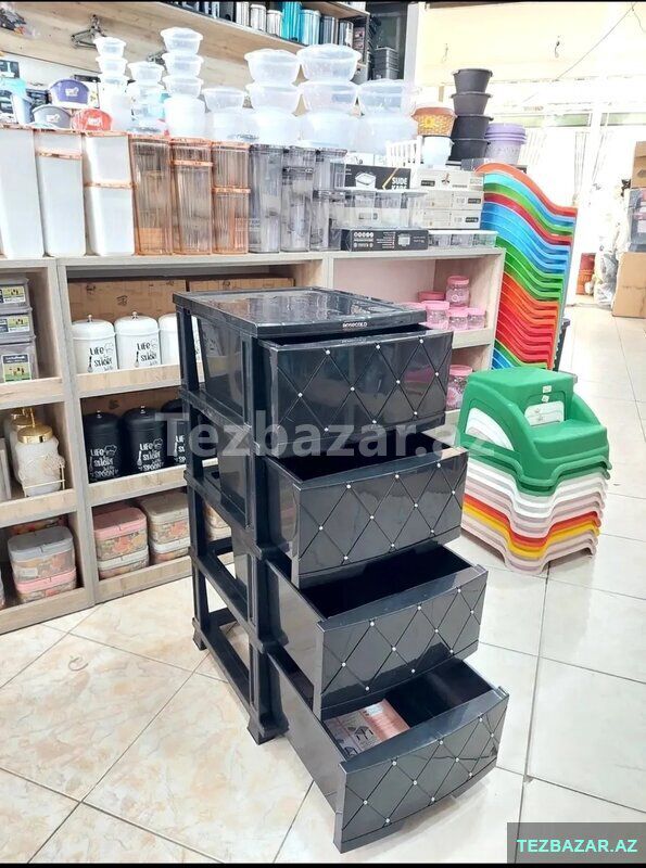 Kamod skaf komidin kamote plastikskaf plastikcekmece — Ev malları, Bakı (8)
