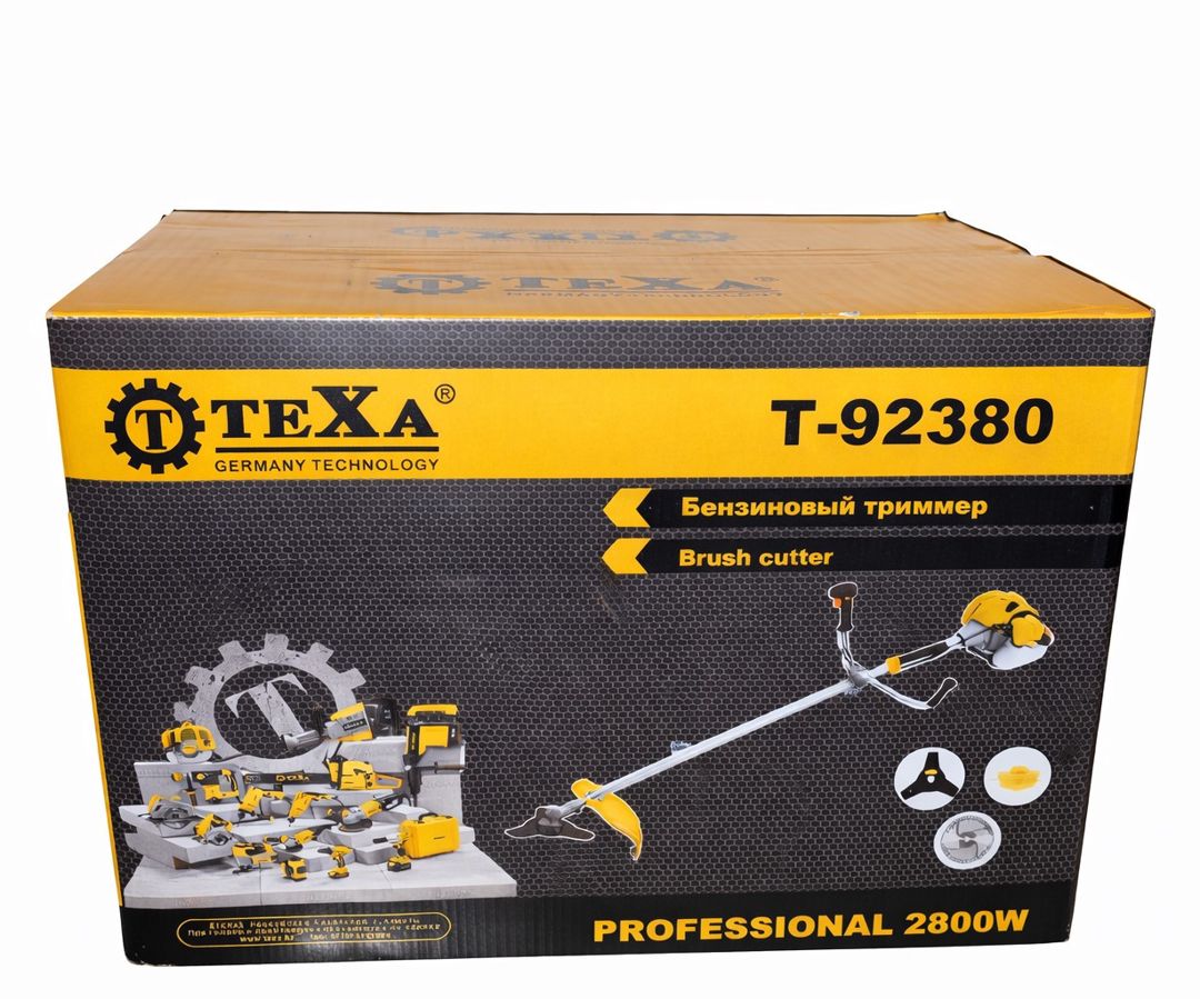 Trimmer 2800W Texa T-92380 benzin, sarı — Mallar, Bakı (3)