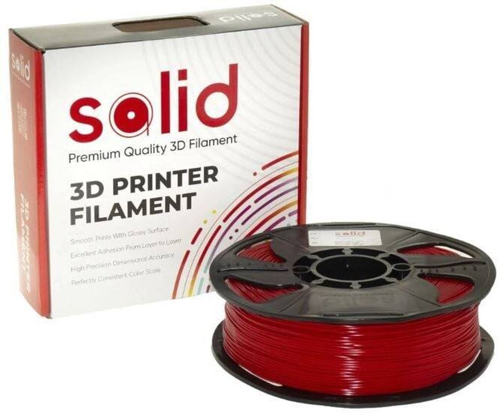 Solid Filament ABS 1.75 mm, Qırmızı – 1 kq 3D basqılarınız üçün — İstehlak malları və aksesuarlar, Bakı