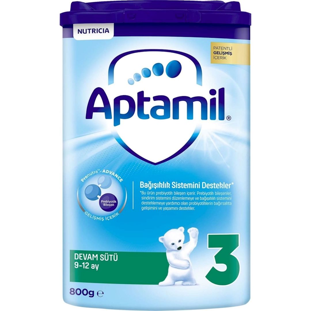 Quru südlü qatışıq Nutricia Aptamil 3, 9-12 ay, 800 q — Mallar, Bakı