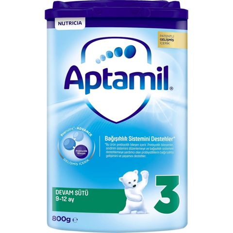 Quru südlü qatışıq Nutricia Aptamil 3, 9-12 ay, 800 q — Bakı