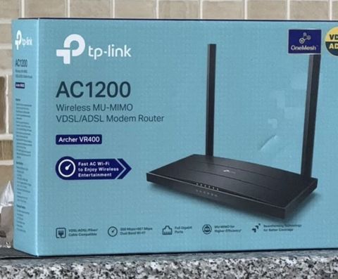 Yenı ishdenmemis TP-Link Archer VR400 AC1200 Vdsl/adsl Modem Router — Bakı