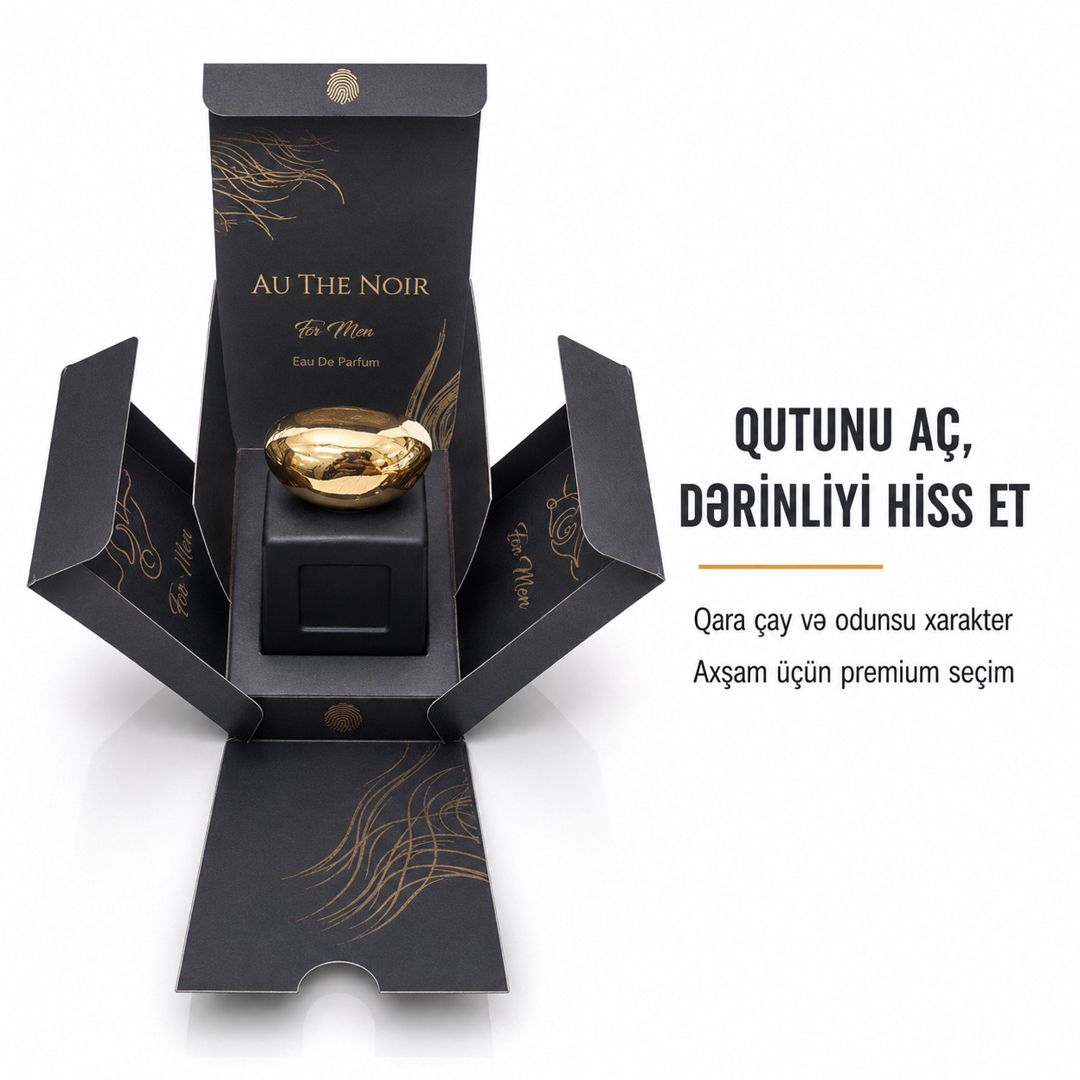 Nuance Perfume Au The Noir ətir suyu kişilər üçün 50 ml — Mallar, Bakı (2)