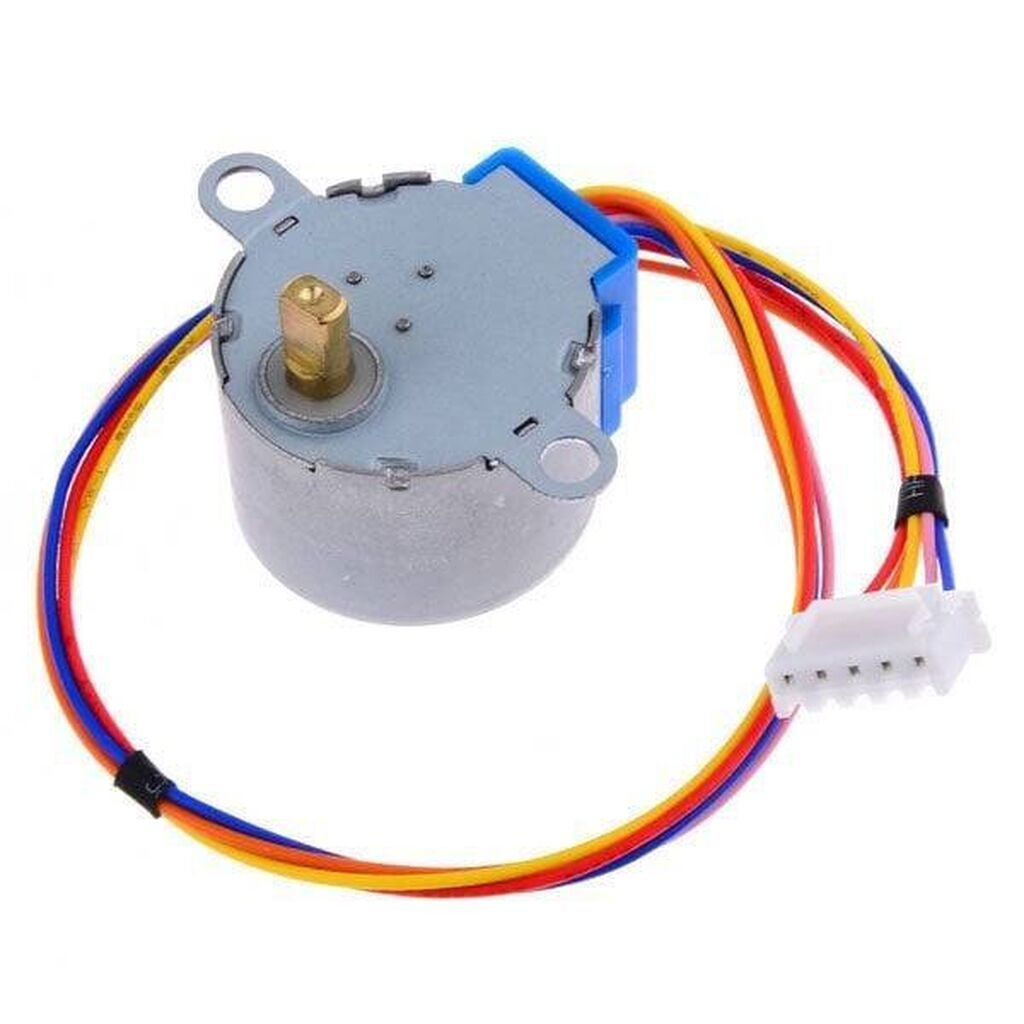 28 BYJ-48 Reduktorlu Step Motor + ULN2003A Step Motor Sürücü Kartı — Mühərriklər, Bakı (2)