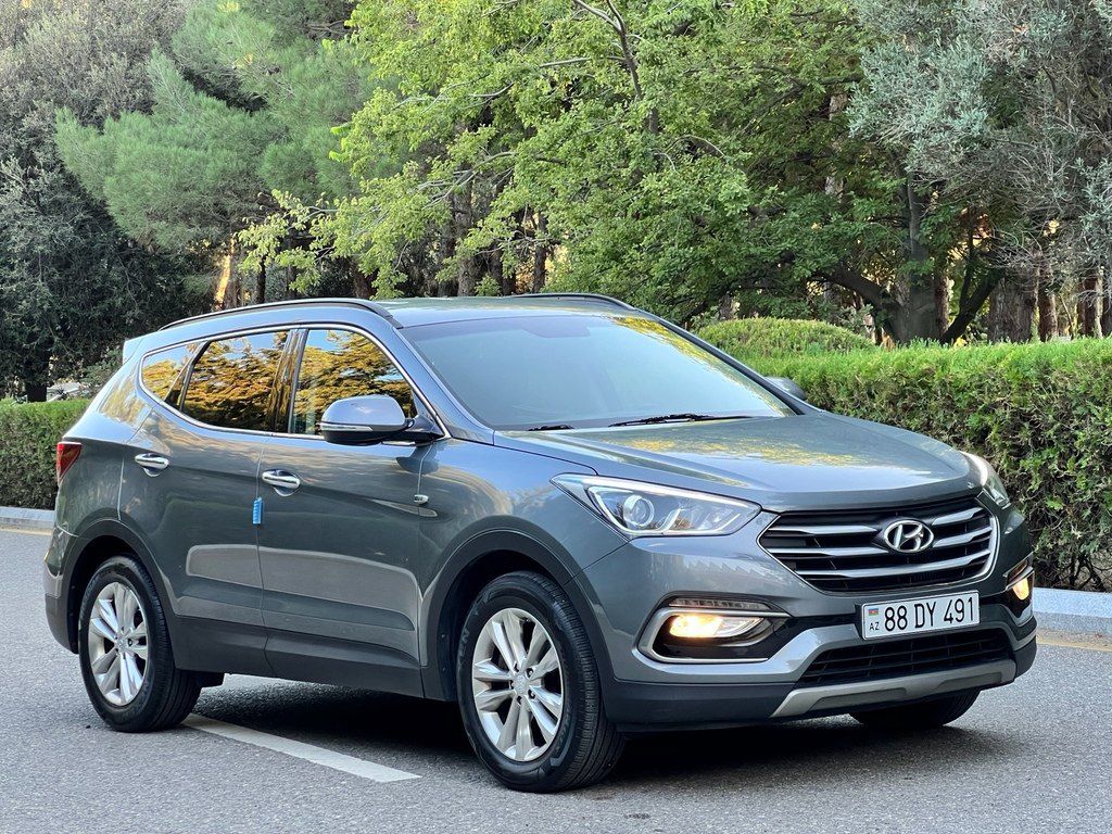 Hyundai Santa Fe, 2.0 L, 2016 il, 181 000 km 88-DY-491 — Avtomobillər, Bakı (8)