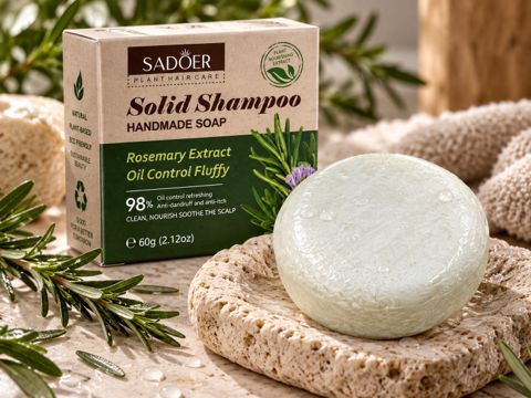 Saçlar üçün bərk şampun Sadoer Rosemary Extract Oil Control Fluffy 60 q — Bakı