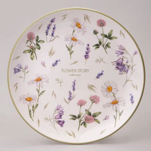 Boşqab Agness Flower Story, 23 sm — Bakı