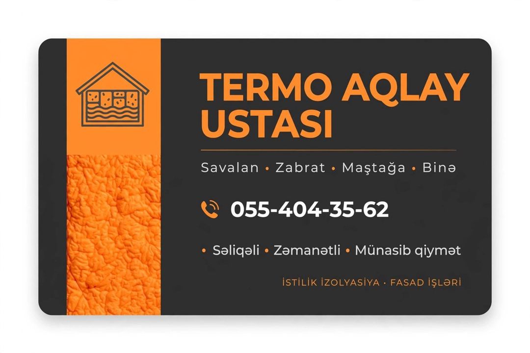 Termo Aqlay Ustası — Təmir və inşaat, Bakı (2)