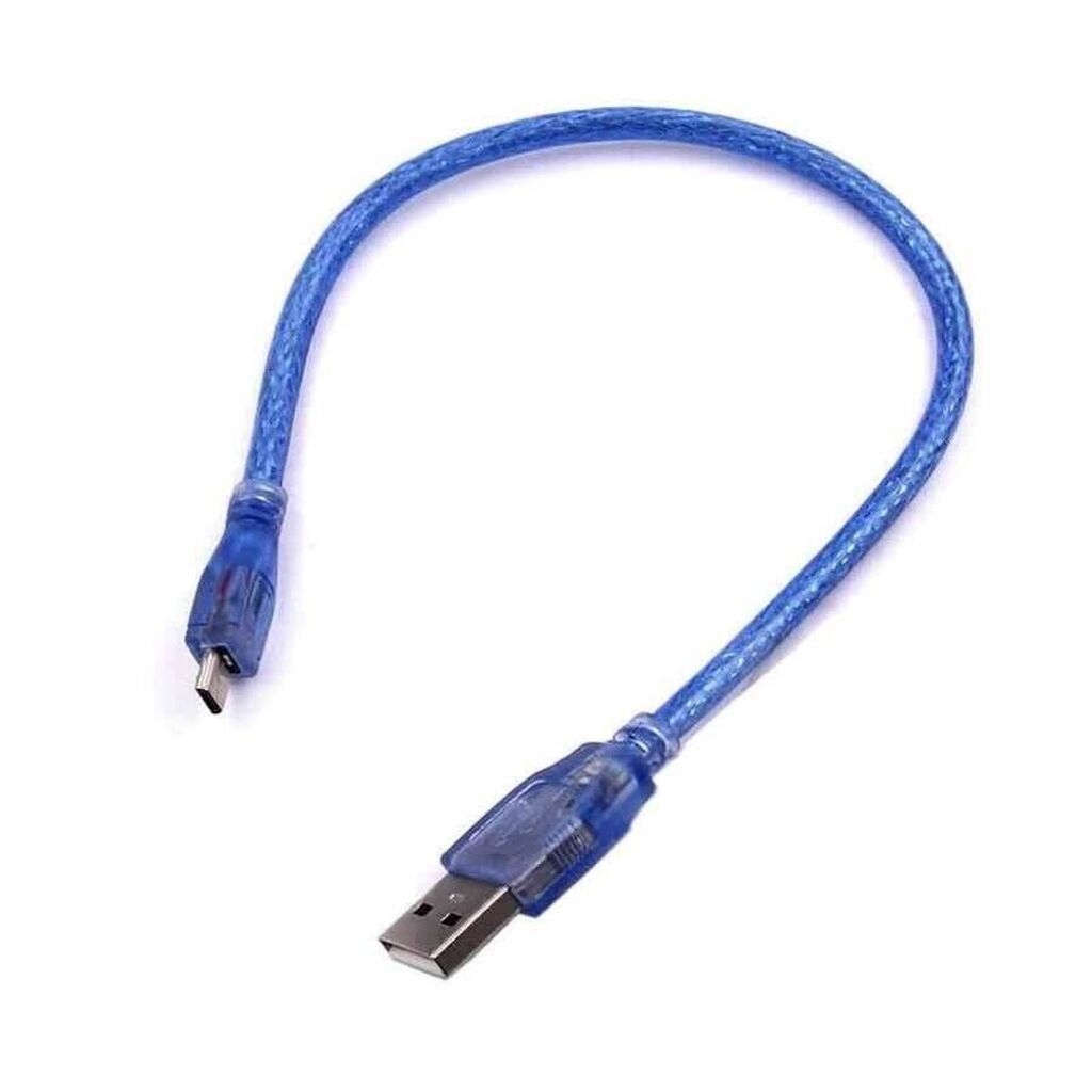 Mikro USB Data Kabeli – 30 sm - Bir ucu: USB Type-A erkək - Digər — Smartfon üçün kabelləri və keçidçilər, Bakı