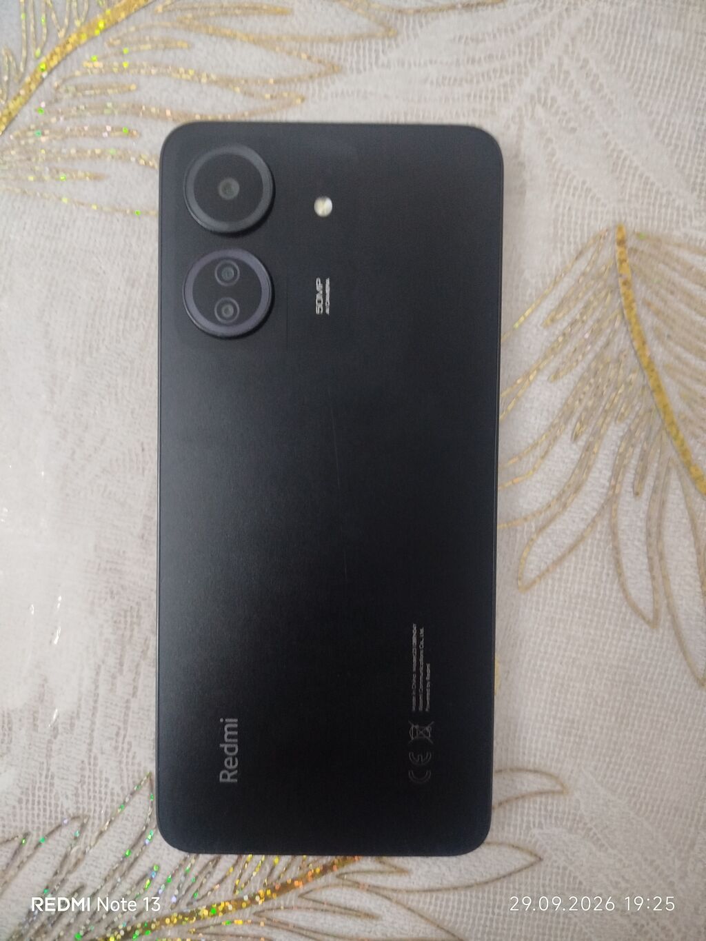 Məhsul: Ağıllı telefon (qara rəng) redmi 13C Xüsusiyyətlər: - Korpus — Digər smartfonlar, Xırdalan (6)