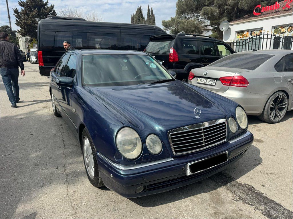 Mercedes E 240, 2.4 L, 1998 il, 384 512 km 90-TK-939 — Avtomobillər, Bakı (2)