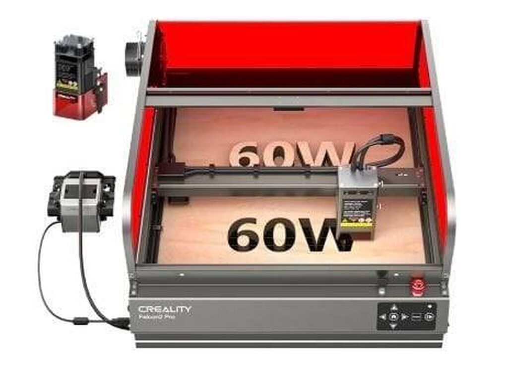 Creality Falcon 2 Pro 60W Lazer Oyma və Kəsmə Cihazı Creality Laser — Stanoklar, Bakı (3)