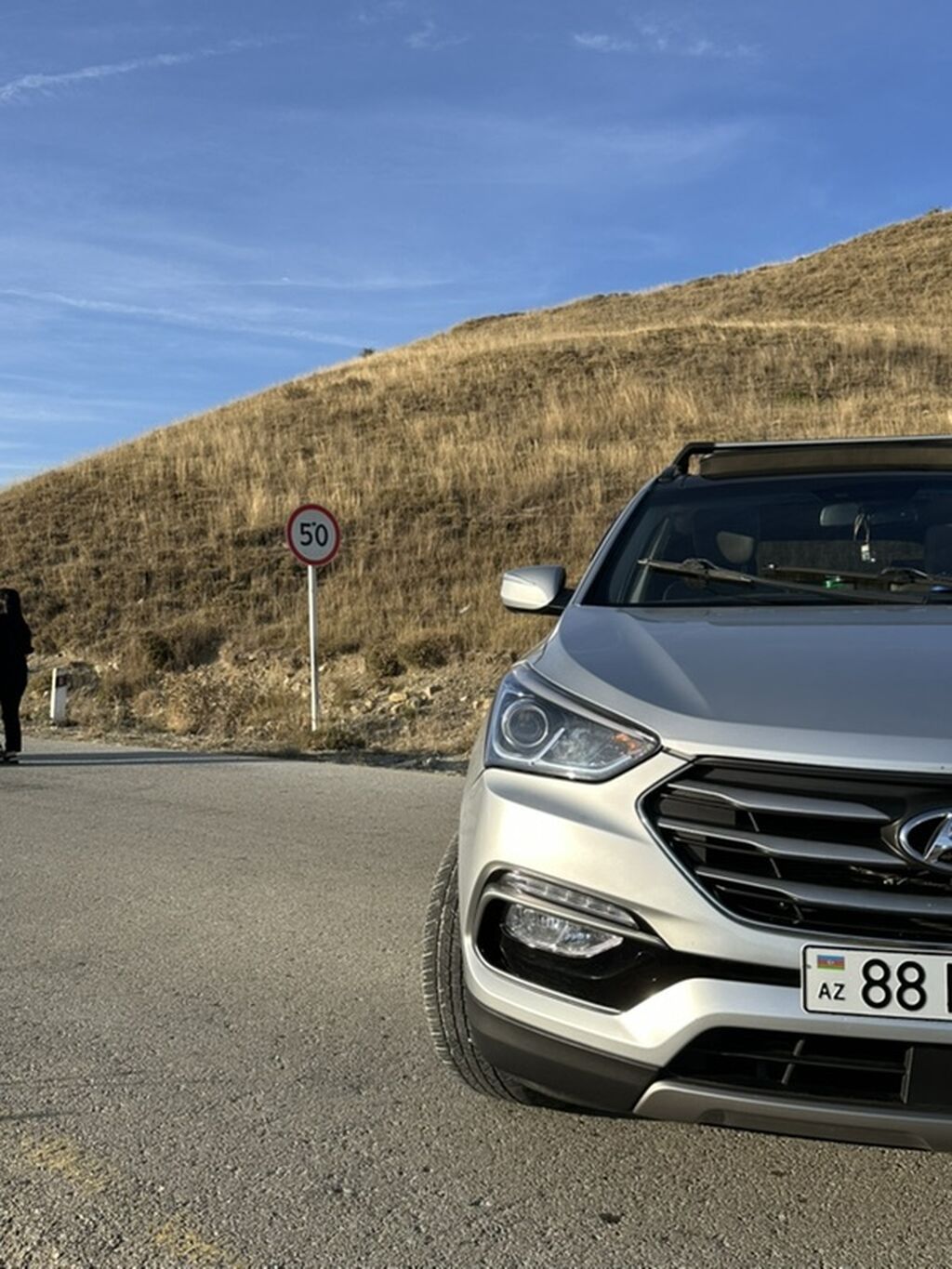 Hyundai Santa Fe: 2 l 2016 il Ofrouder/SUV — Avtomobillər, Bakı (4)