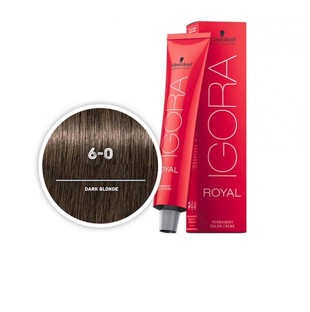 Saçlar üçün boya Schwarzkopf Professional Igora Royal 6-0 Dark Blonde, 60 ml — Mallar, Bakı (3)