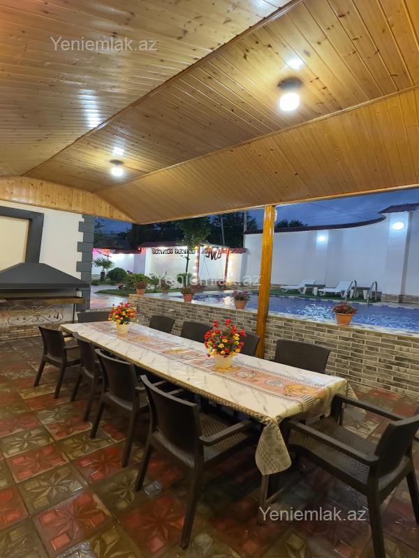 Günlük 5 otaqlı Həyət evi / Villa, 140 m², Qəbələ — Ev, villa, Qəbələ (9)