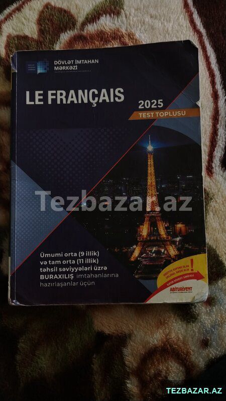 Dim Fransız dili 2025 test toplusu — Tovuz