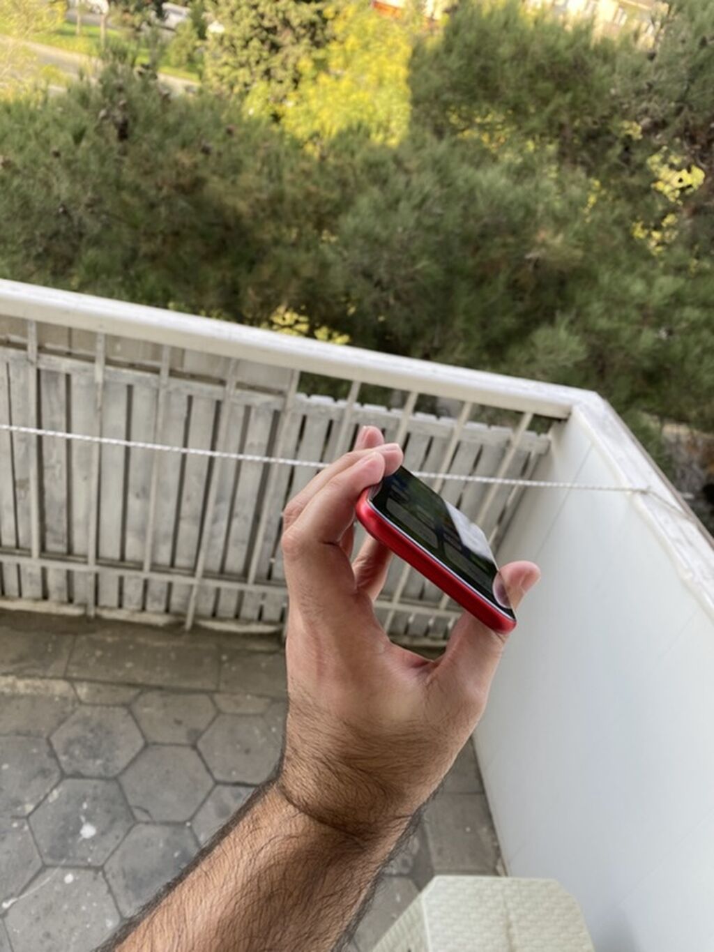 IPhone 11, Qırmızı, Simsiz şarj — Apple iPhone, Bakı (8)