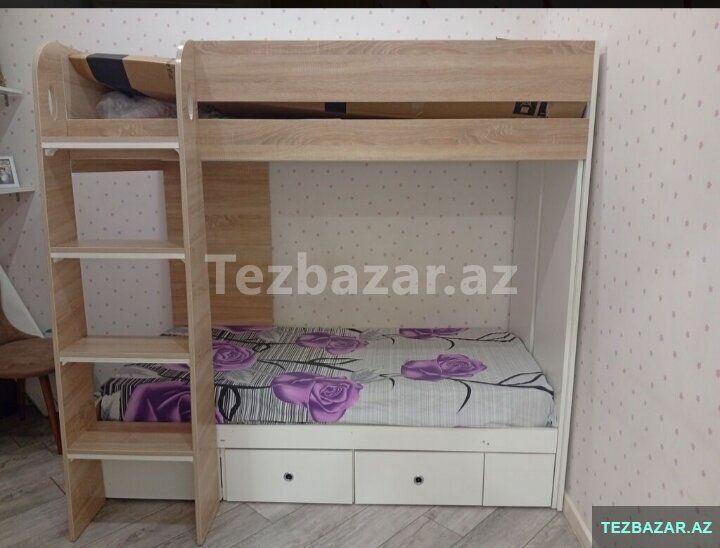 İkimərtəbəli çarpayı satılır — Mebel, Xırdalan