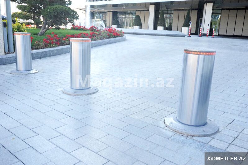 Bollard sistem yerden cixan slaqbaum — Təhlükəsizlik sistemləri, Bakı (2)