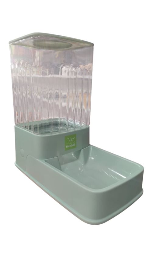 Avtomatik yem təknəsi, plastik, açıq yaşıl, 36x18 sm — Bakı