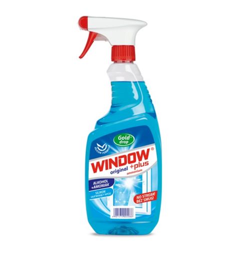Şüşə təmizləyici sprey Gold Drop Window Original + Ammonium 750 ml — Bakı