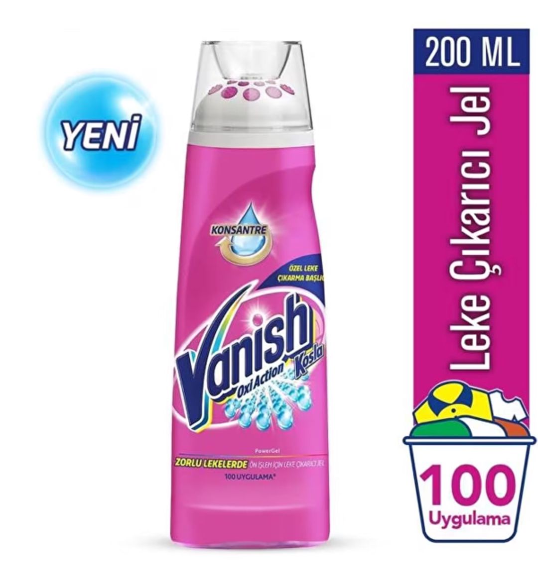 Ləkə çıxaran Vanish Kosla Oxi Action, 200 ml — Mallar, Bakı (2)