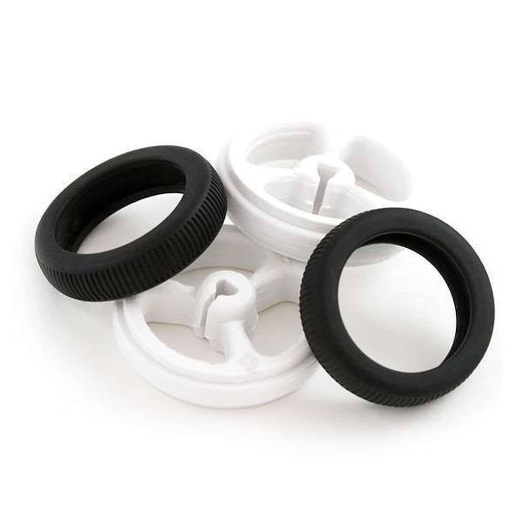 Pololu 32x7mm Təkər (Ağ) – 2 ədəd paket Xətt izləyən, maneədən qaçan — Şinlər, Bakı (3)