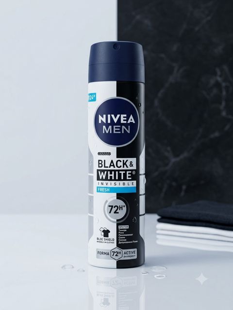 Dezodorant-antiperspirant No Brand Men Black & White Invisible Fresh, 150 ml — Bakı