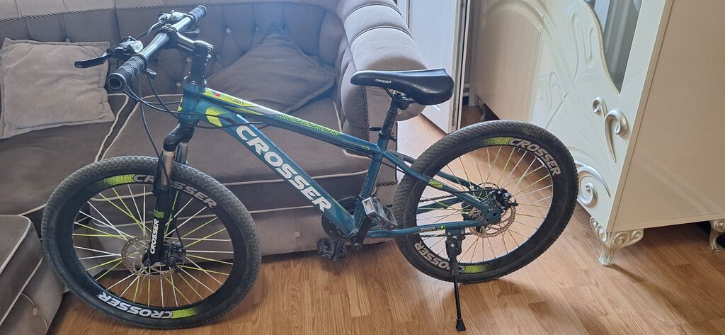 Crosser velosiped - Çərçivə: alüminium, sərt (hardtail) konstruksiya — Yol velosipedləri, Sumqayıt (2)