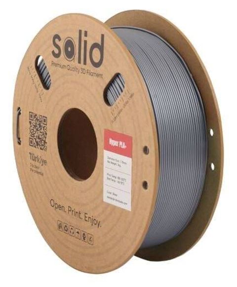 Solid Filament Hyper PLA+ – Gümüş, 1 kq (1.75 mm) Yeni nəsil yüksək — Bakı