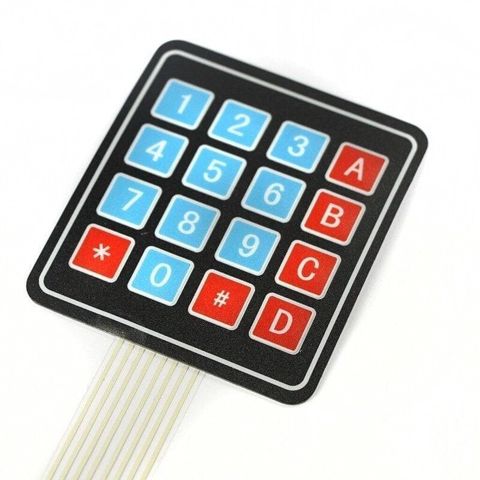 Membran Klaviatura 4x4 Keypad Layihələrdə məlumat girişini sadə və — Bakı