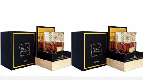 Lattafa Perfumes Khamrah uniseks ətir dəsti (Lattafa Perfumes Khamrah 100 ml + Lattafa Perfumes Khamrah 100 ml) — Bakı