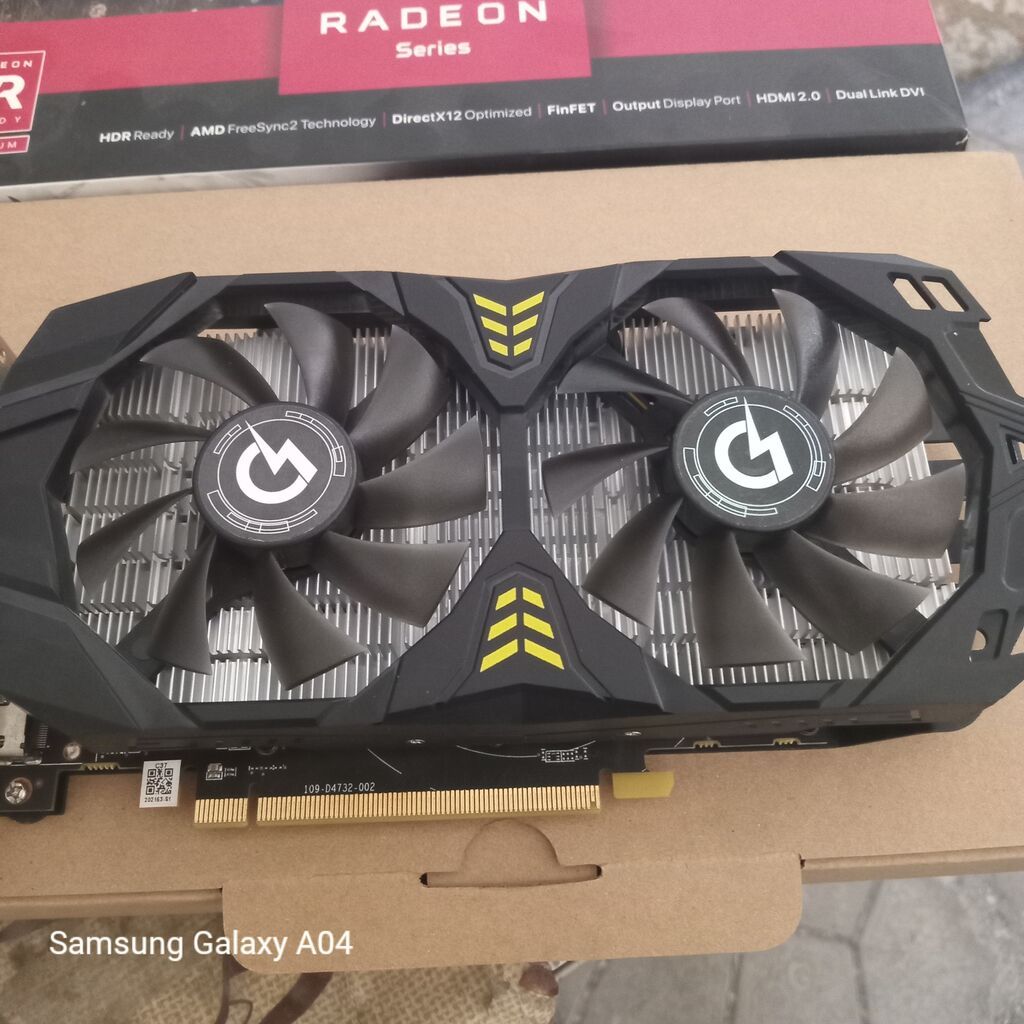 Məhsul: AMD Radeon RX 580 8GB GDDR5 (D5) Xüsusiyyətlər: - Qrafik — Qrafik kartlar, Bakı (2)
