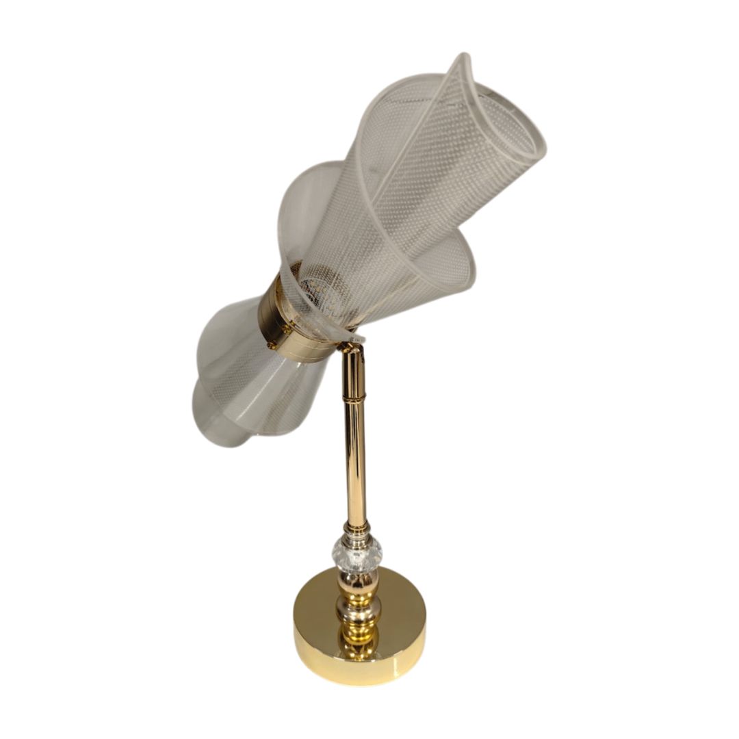 Masaüstü lampa YL-3893, rəngi dəyişən, qızılı/ağ — Mallar, Bakı (2)