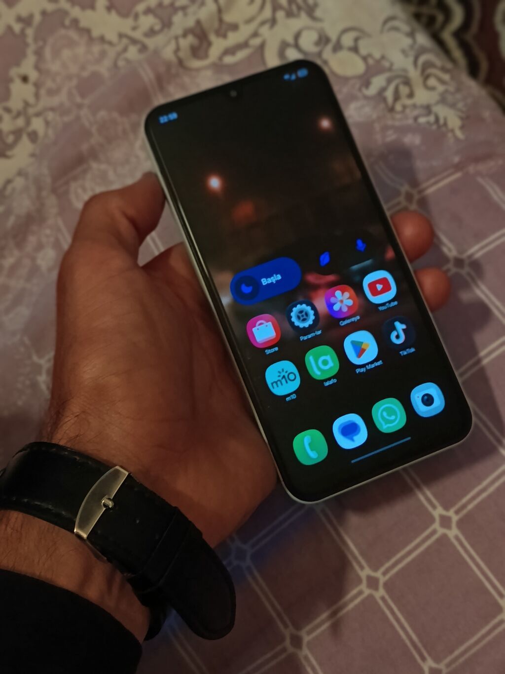 Samsung Galaxy A15, 128 GB, rəng - Ağ, Barmaq izi — Samsung, Şirvan (3)