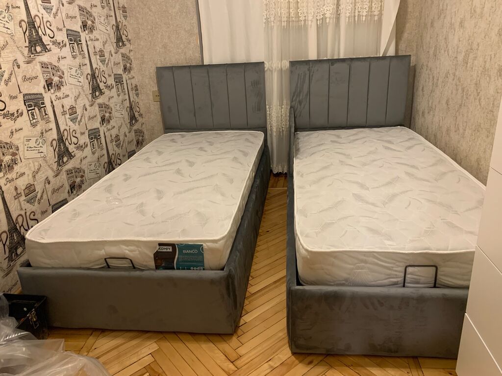 Yeni, Təknəfərlik çarpayı, Bazalı, Matras ilə, Siyirməli — Yataqlar, Bakı (2)