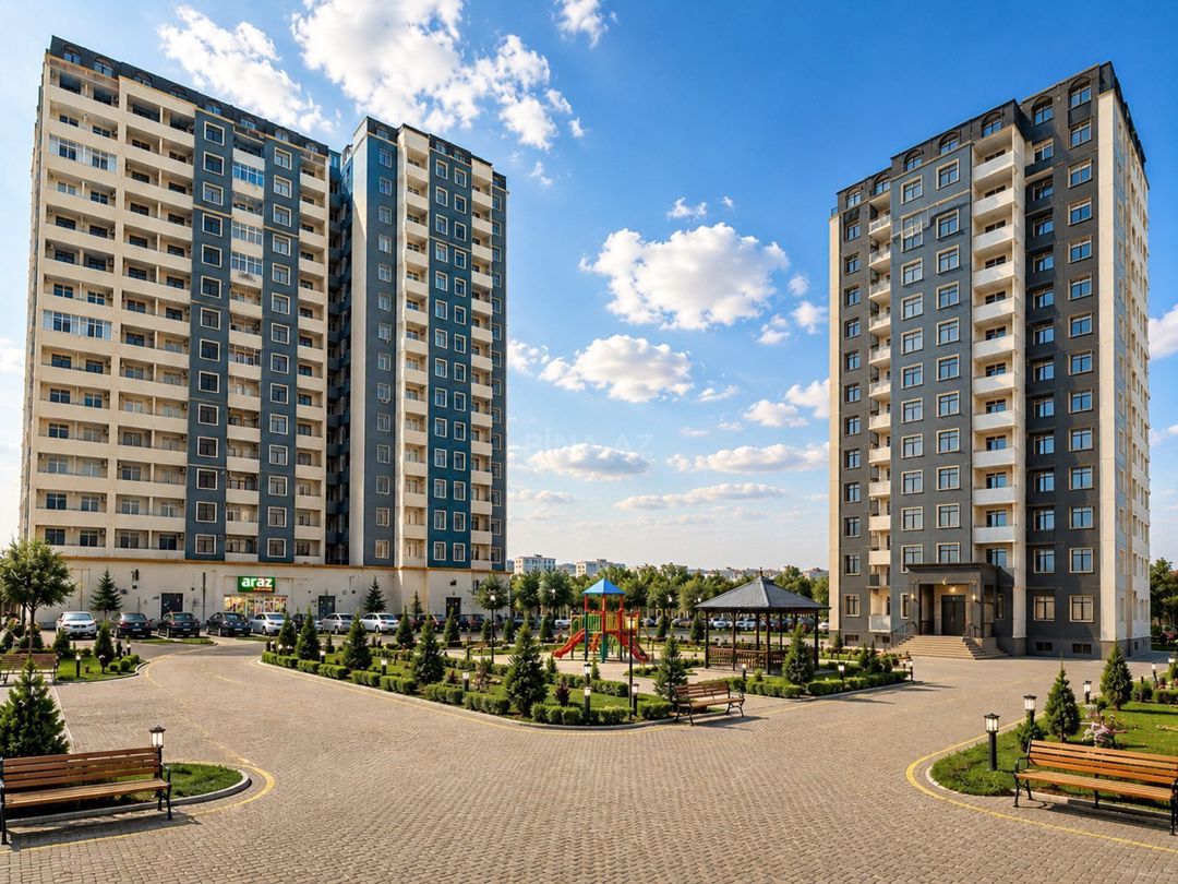 Satılır 1 otaqlı yeni tikili 51.2 m² — Mənzil, Bakı (2)