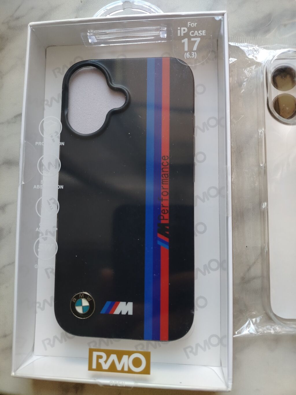 IPhone 17 (6.3") üçün müxtəlif qoruyucu üzlüklər dəsti Model — Digər, Qobu (5)