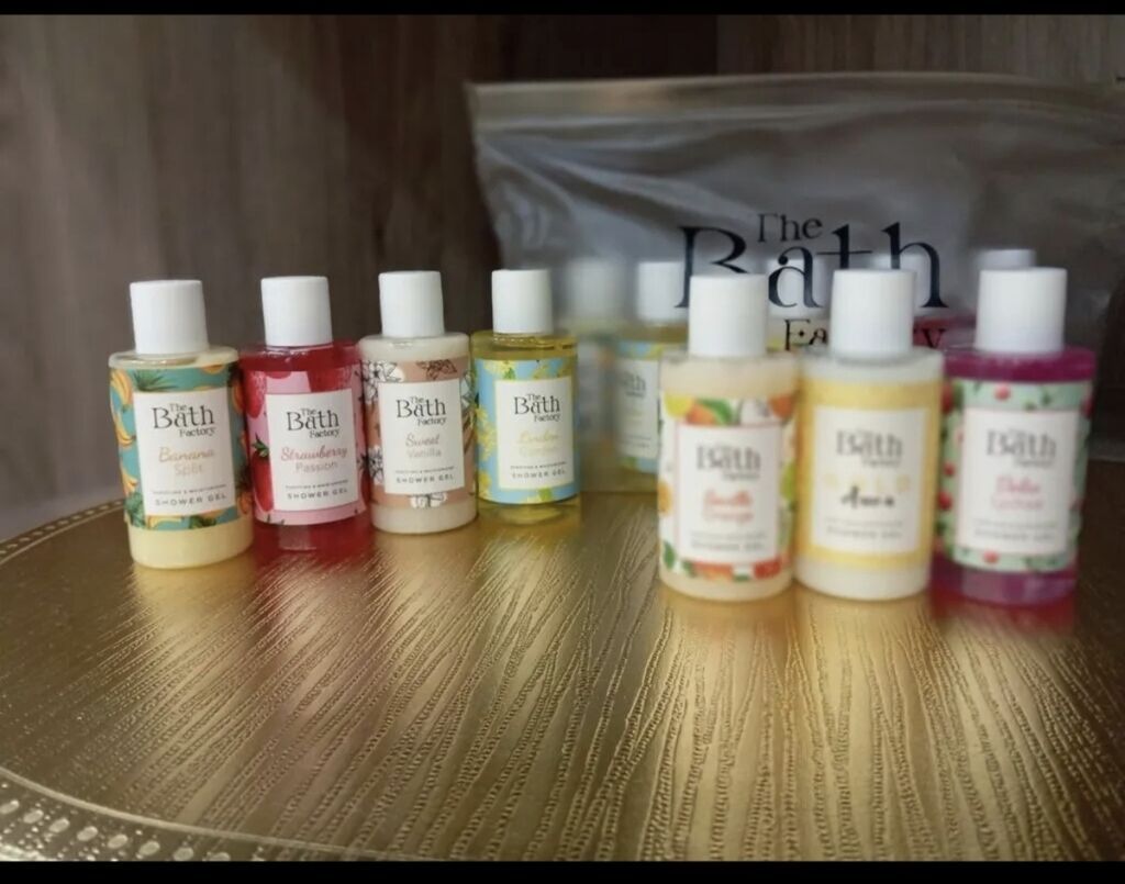 The Bath Factory mini duş geli kolleksiyası 7 ədəd - Brend: The Bath — Kosmetik və parfüm dəstləri, Digah