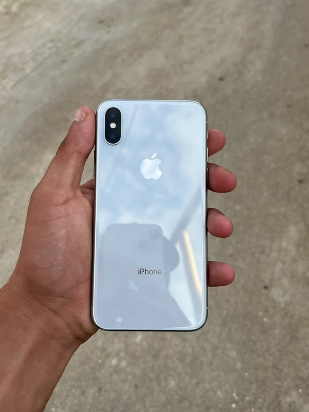 IPhone X, 64 GB, Gümüşü, Face ID — Apple iPhone, Bakı