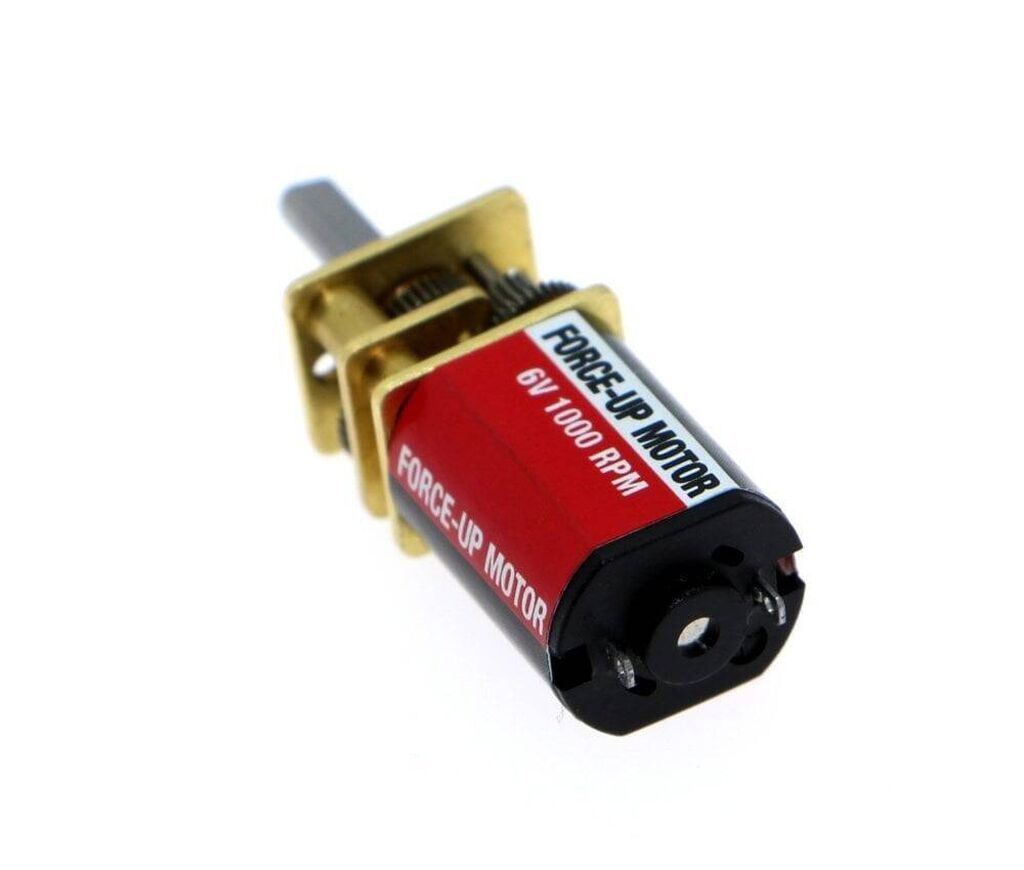 Force-Up 6V 1000 RPM Karbon Fırçalı DC Motor — Mini Sumo robot — Transmissiya, Bakı (2)