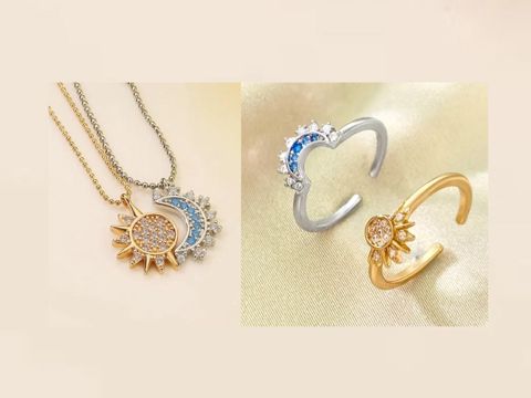 Komplekt üzük və boyunbağı me-komp006 — Bakı