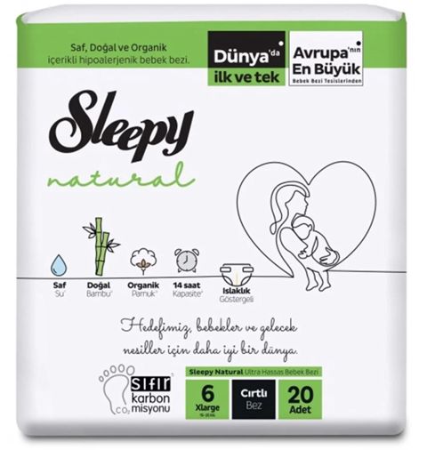 Uşaq bezi Sleepy 6(Junior Extra/XL),15+ kq,20 əd — Bakı