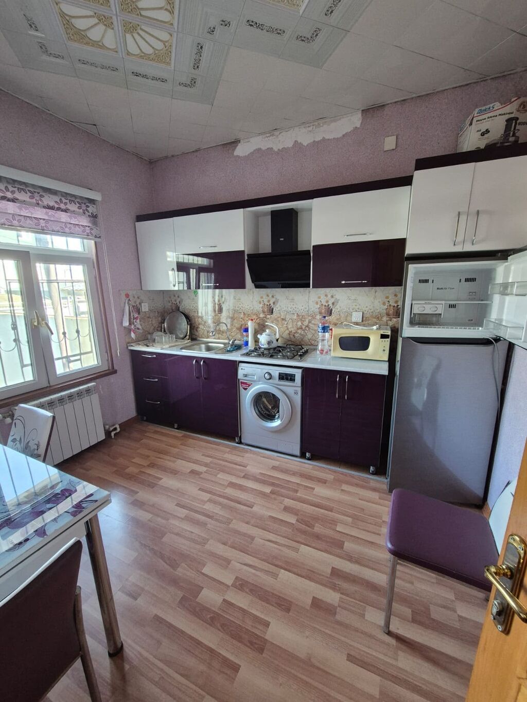 100 kv. m, 3 otaqlı, Kombi, Qaz, İşıq — Ev, villa, Bakı (5)